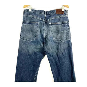 Polo Ralph Lauren Blue Denim Jeans Y2K Pants Men's PRL Straight 35 x 32